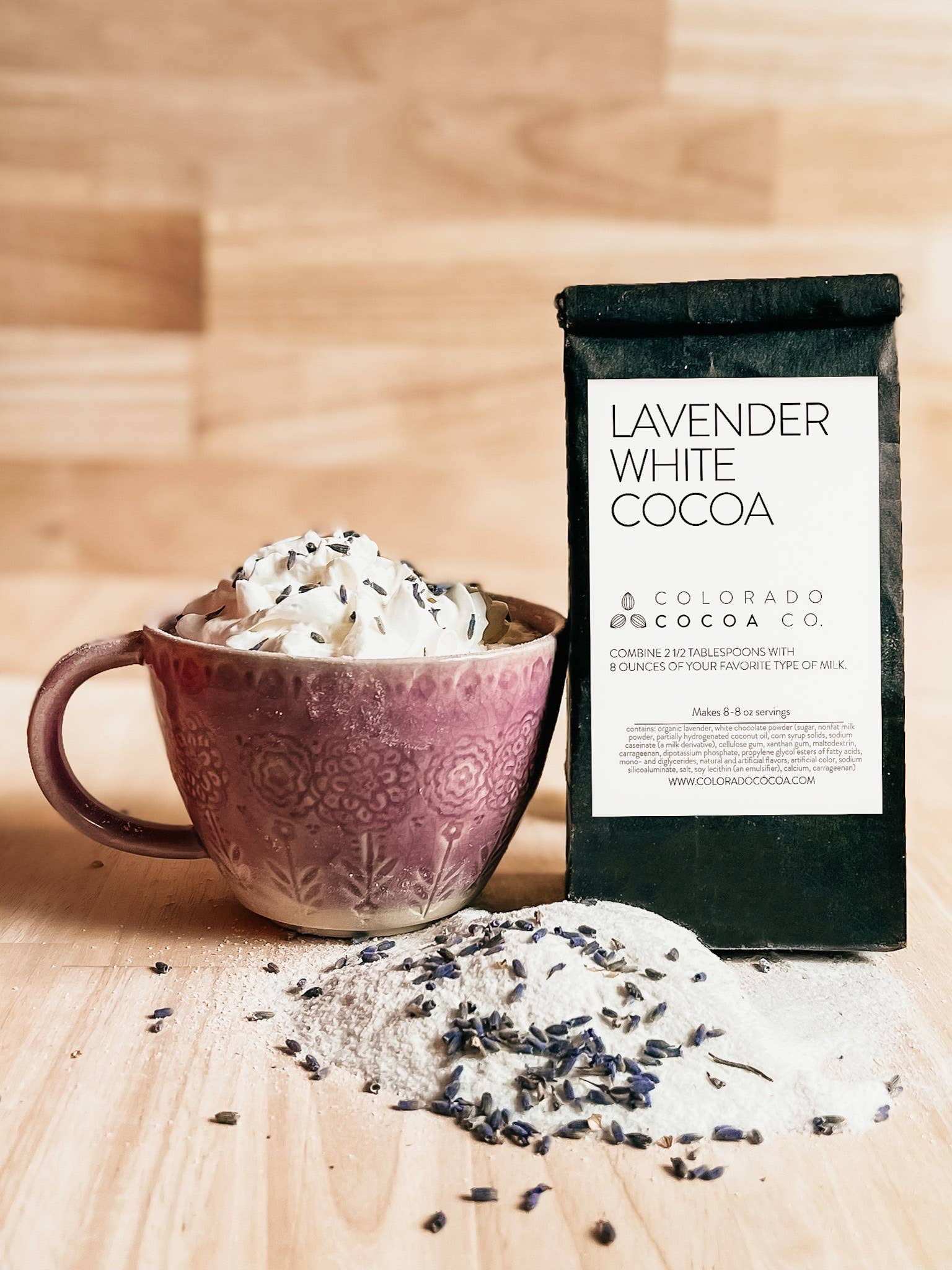 Colorado Cocoa Company - Vente Préparations/kits pour chocolat chaud - Cacao blanc à la menthe poivrée4