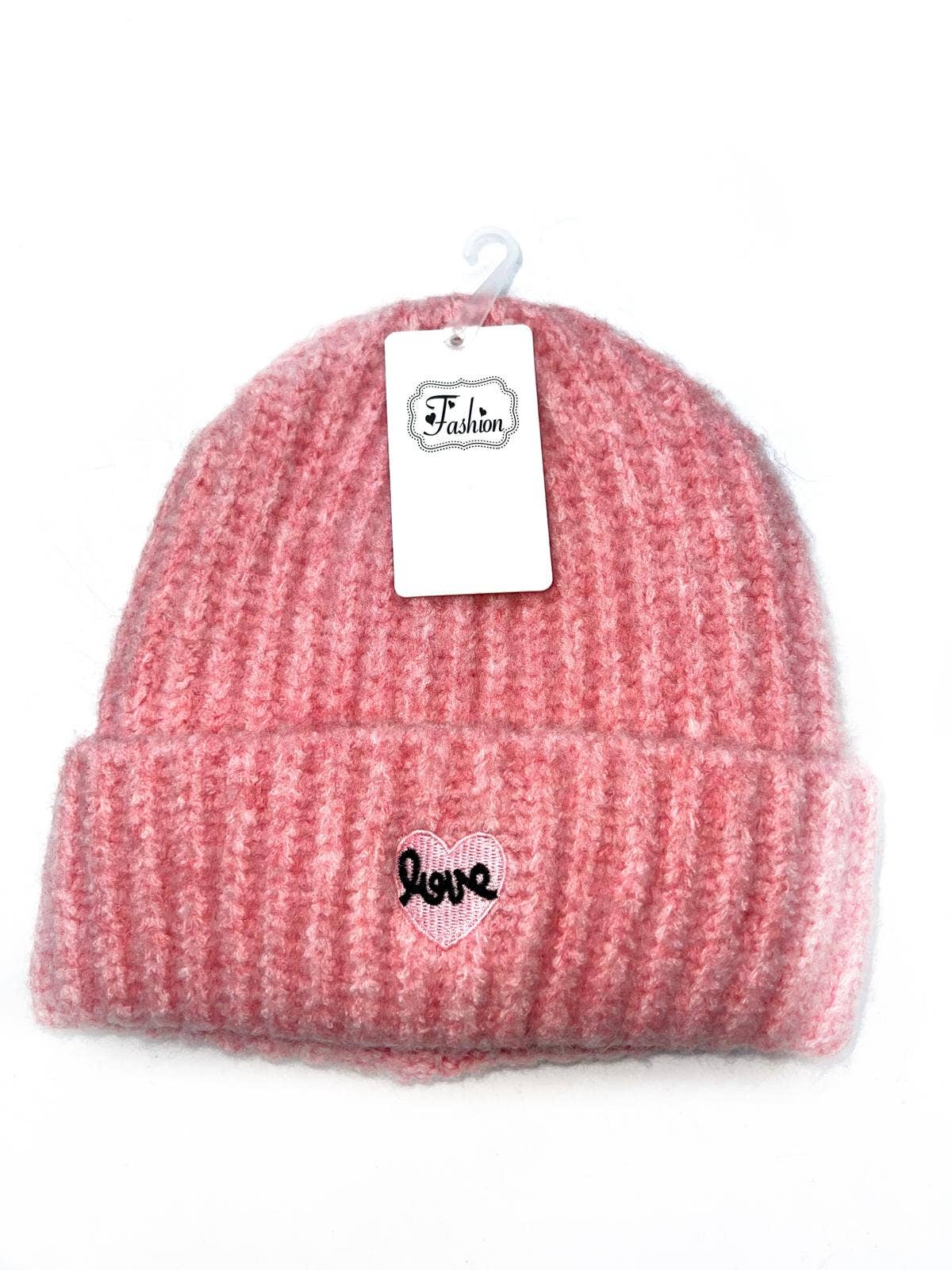 LINETA – Engroshandel Beanie - Dame – BX-26 Hætte "kærlighed" med foring4