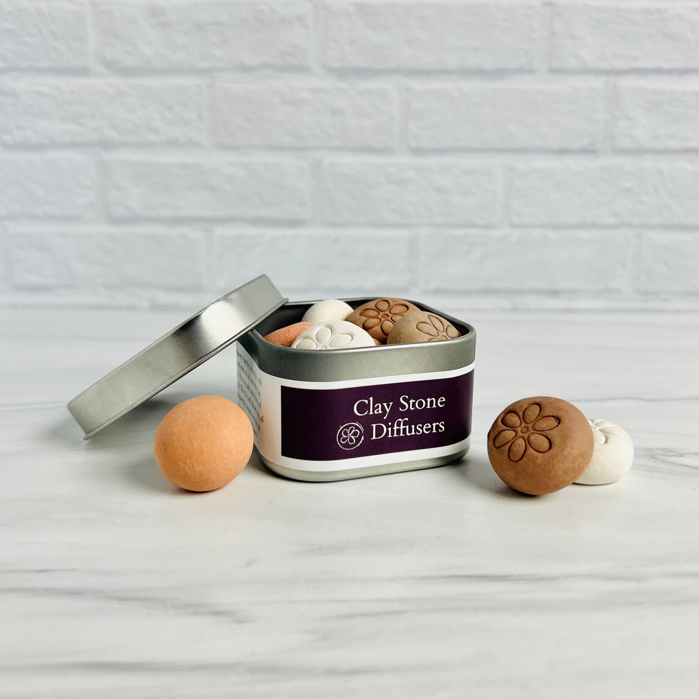 Blooming Light Botanical Alchemy, llc - Wholesale Reed Diffuser - Clay Diffusing Stones Tin6