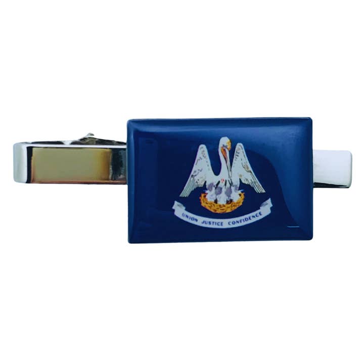 Tie Clip - State Flag Louisiana - Usa for wholesale by Worldwide Souvenirs
