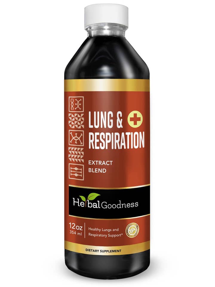 Vloeibaar supplement voor longen en ademhaling 12oz voor wholesale door Herbal Goodness