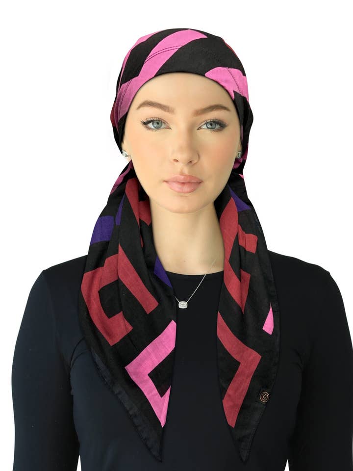 Open Back Adjustable Pre-tied Scarves for wholesale by Cherie Accessories