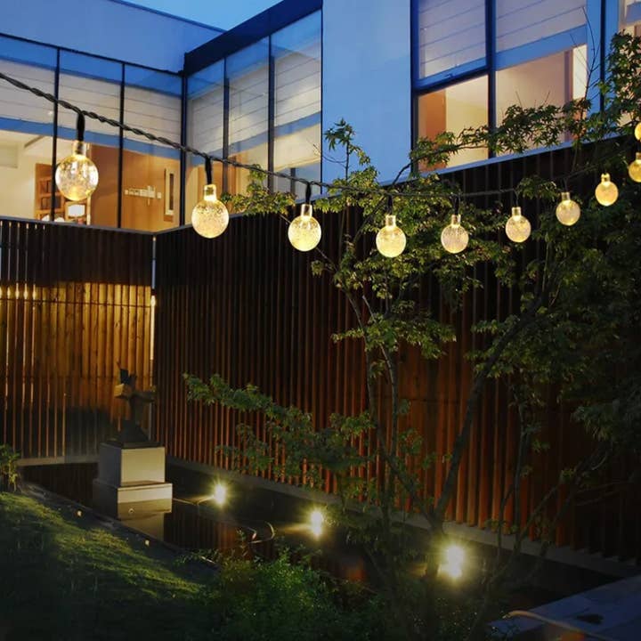 Waterproof Solar String Lights | Outdoor Patio Lights for wholesale by Kiyo Home