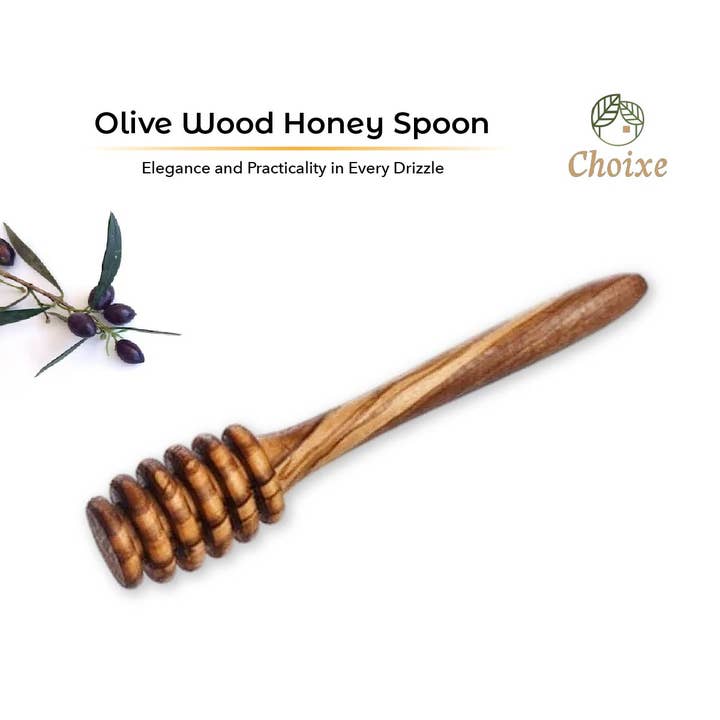 Choixe - Wholesale Honey dipper - Olive Wood Honey Spoon1