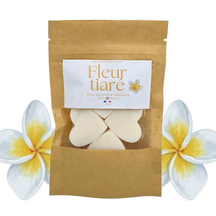 Bougies des Sens - Wholesale Wax Melt - Tiare Flower Scented Melts - 20g sachet / summer scent0