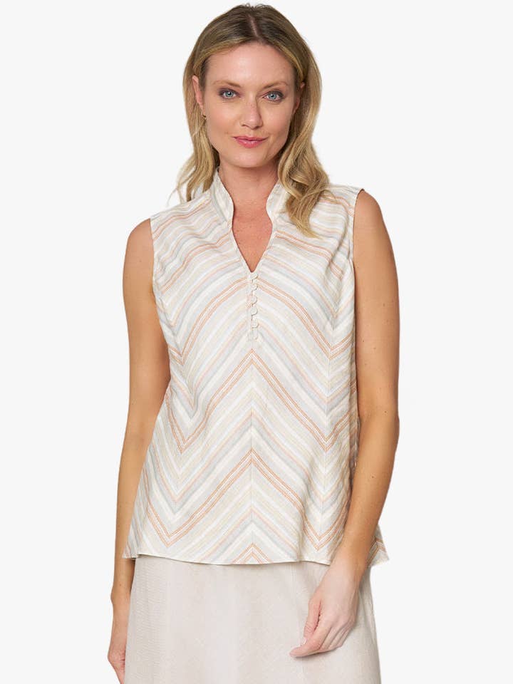 Striped In Line Top (*) for wholesale by Stella Carakasi