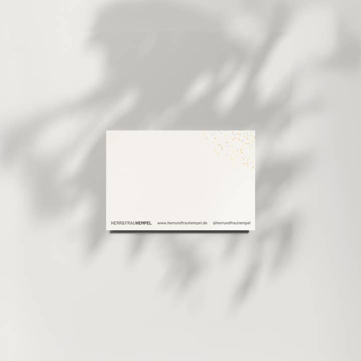 HERR&FRAUHEMPEL - Wholesale Postcard - Mini postcard - CONFETTI RAIN FOR YOU1