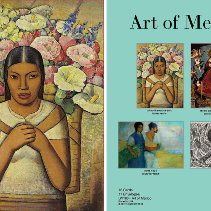 Art of Mexico Notecard - Set in Box für den Großhandel von The Retrospect Group Collection