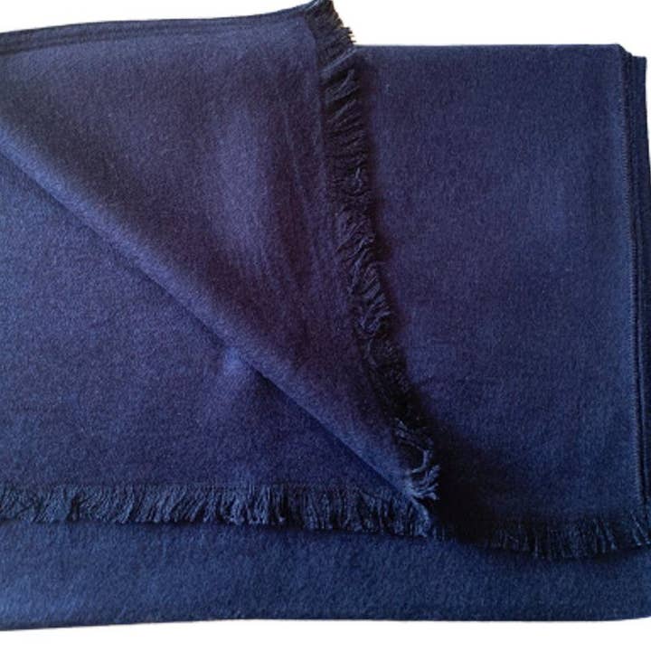 Navy Bamboo Scarf for wholesale by Swole Panda