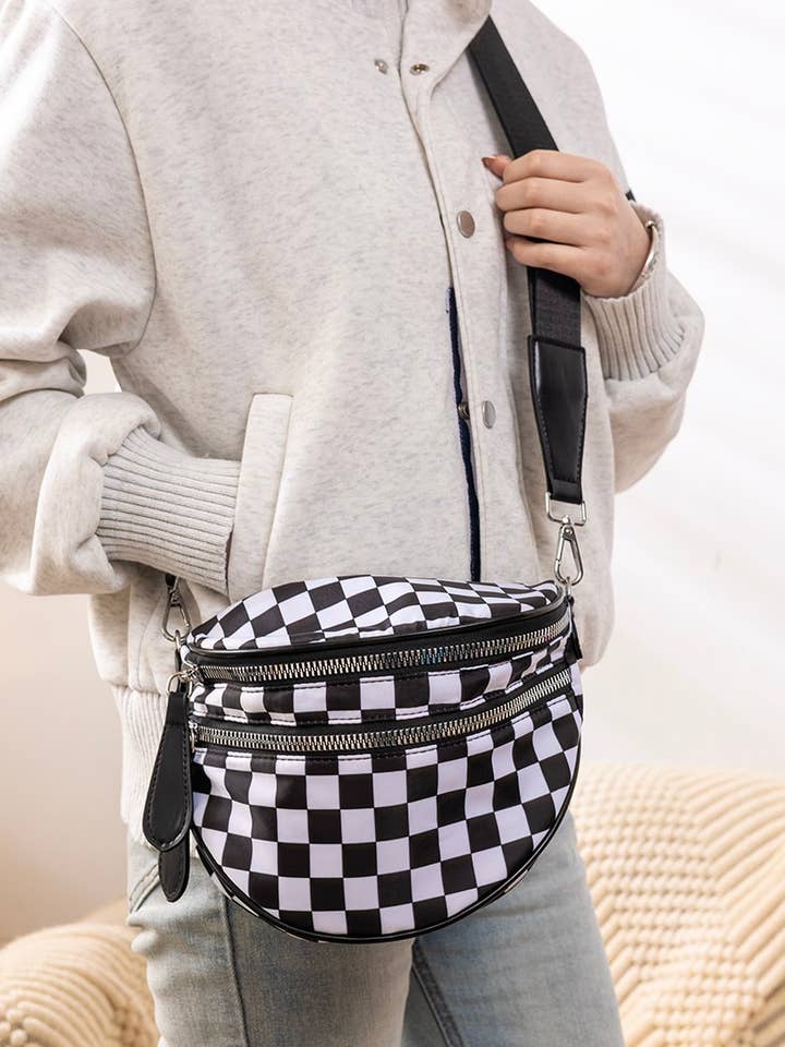 .1014 Saco de Cintura com Duplo Fecho de Correr em Forma de Crescente SI-27928 por atacado de 42POPS