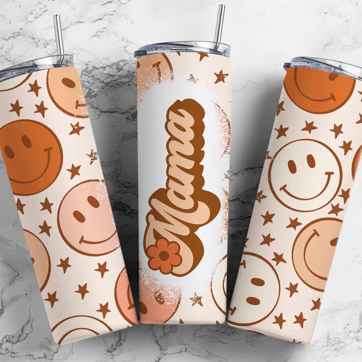 Tumbler - Retro Mama for wholesale by The Turquoise Pistol LLC