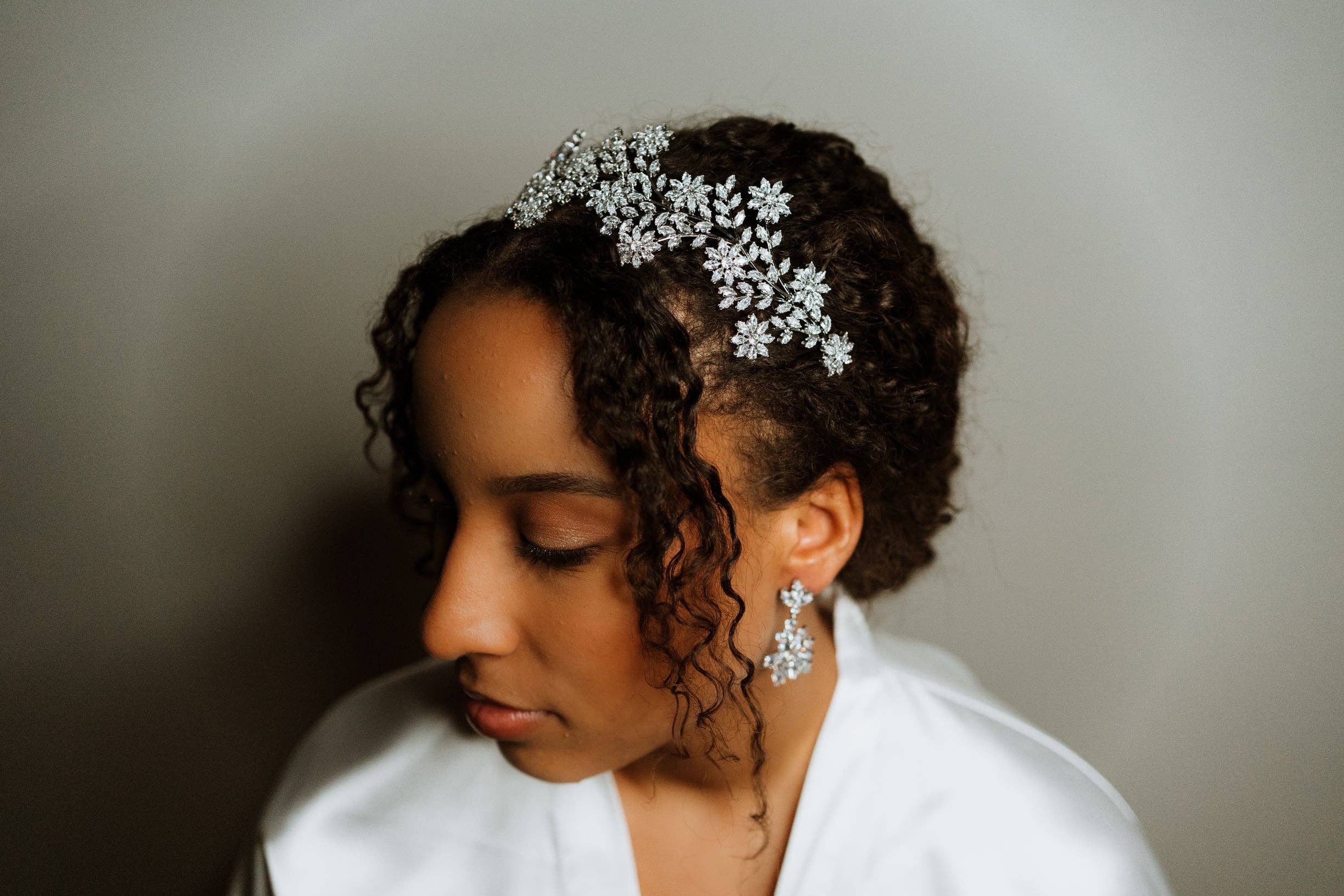 Brides and Belts - Wholesale Tiara - Women's - Irina Cubic Zirconia Silver Wedding Tiara6