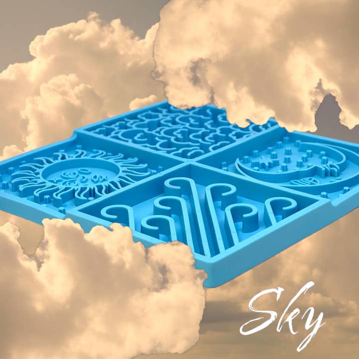 SodaPup Dog Toys - Wholesale Pet Food Mat - Dog - Sky Design eMat Enrichment Lick Mat
