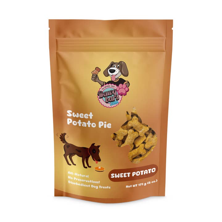 All Natural Premium ”Sweet Potato Pie” hund- och valpgodis för wholesale av Katz Krave