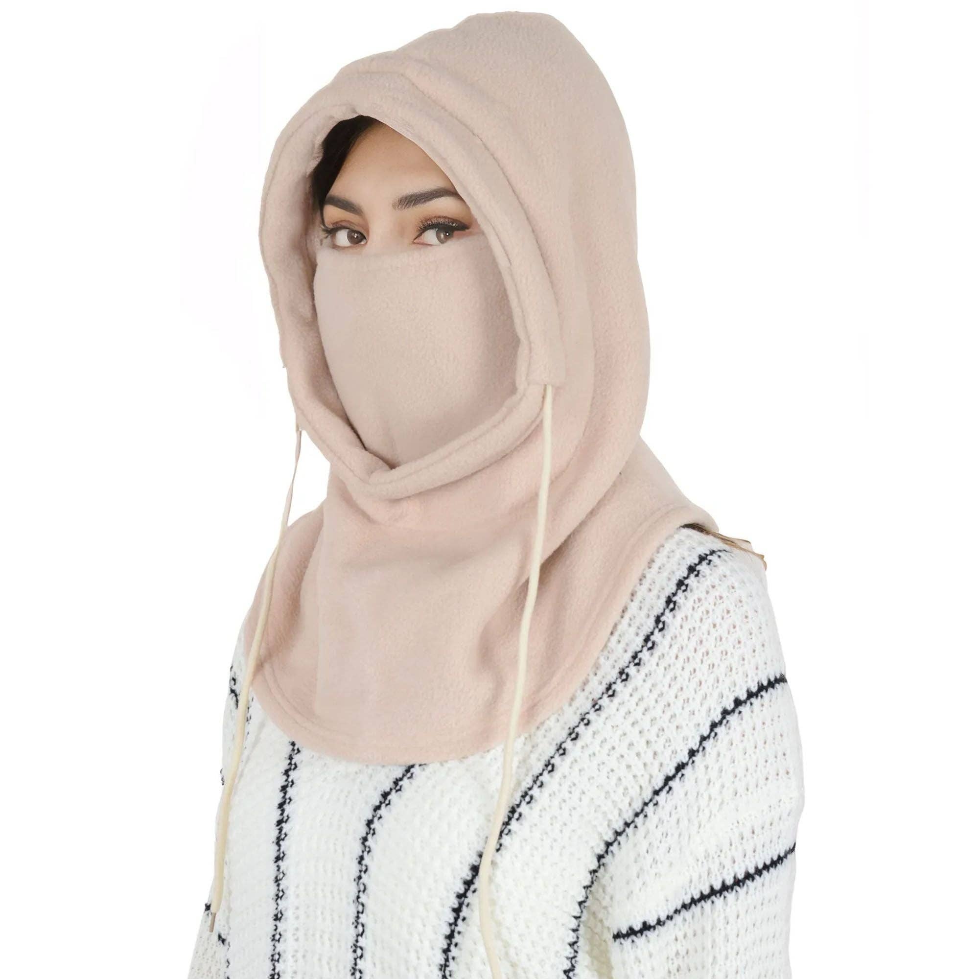 AK Brand - Wholesale Balaclava - Women's - Winter Fleece Face Mask Balaclava Warm Neck Face Cover Hat3