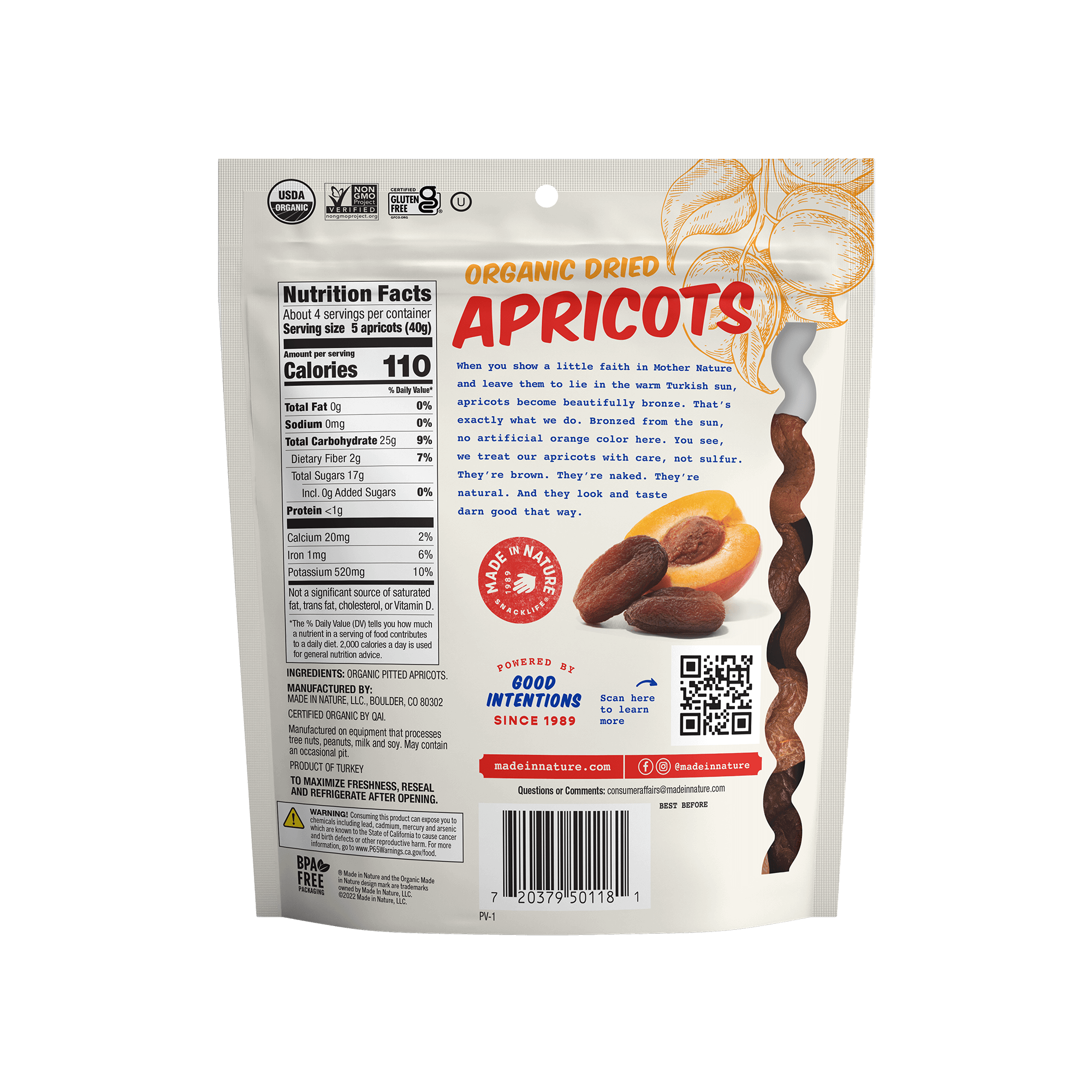 Made In Nature - Wholesale Dried/Dehydrated Fruit - Dried Apricots10