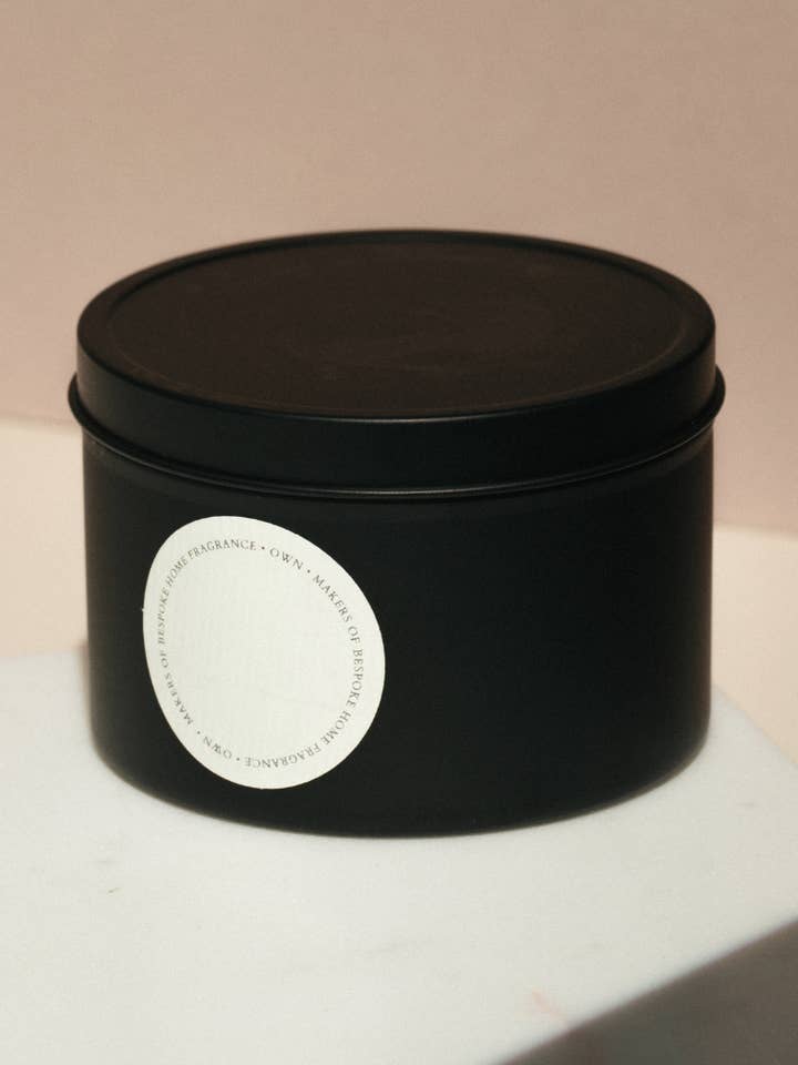 Private Label Customisable 250ml Tin Candle for wholesale by Own