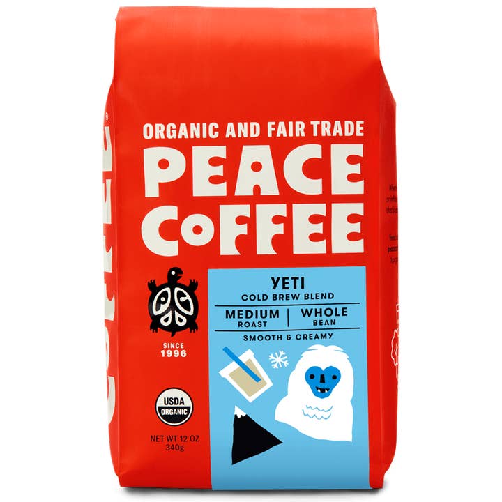 Yeti Cold Brew Blend - Ground for wholesale by Peace Coffee