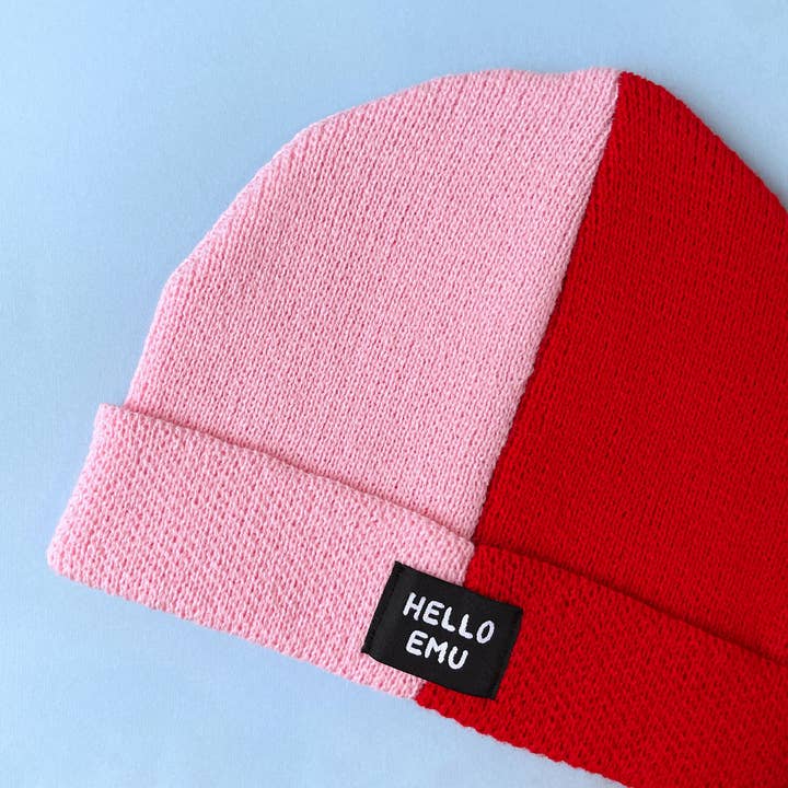 HELLO EMU - Wholesale Beanie - Women's - Half and Half Beanie