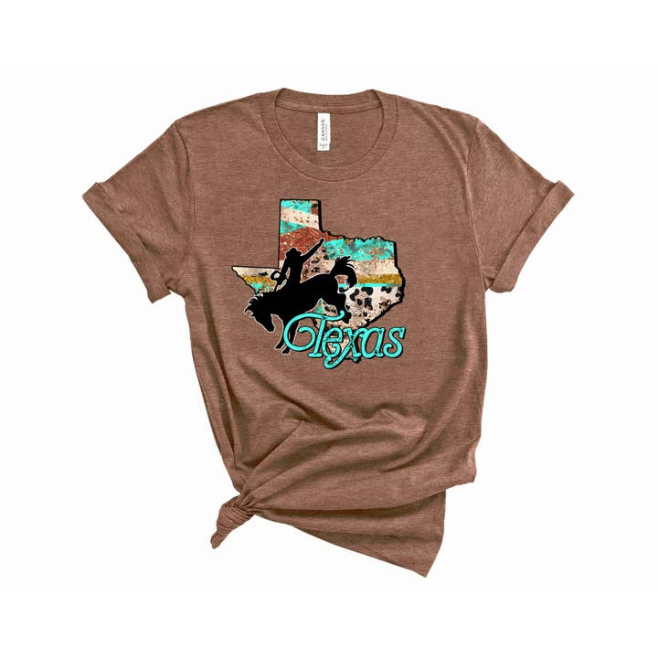 Texas Bronco - Graphic Tee for wholesale by Jasie Blanks