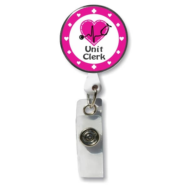 Photo Metal Unit Clerk Badge Holder for wholesale by Smart Charms