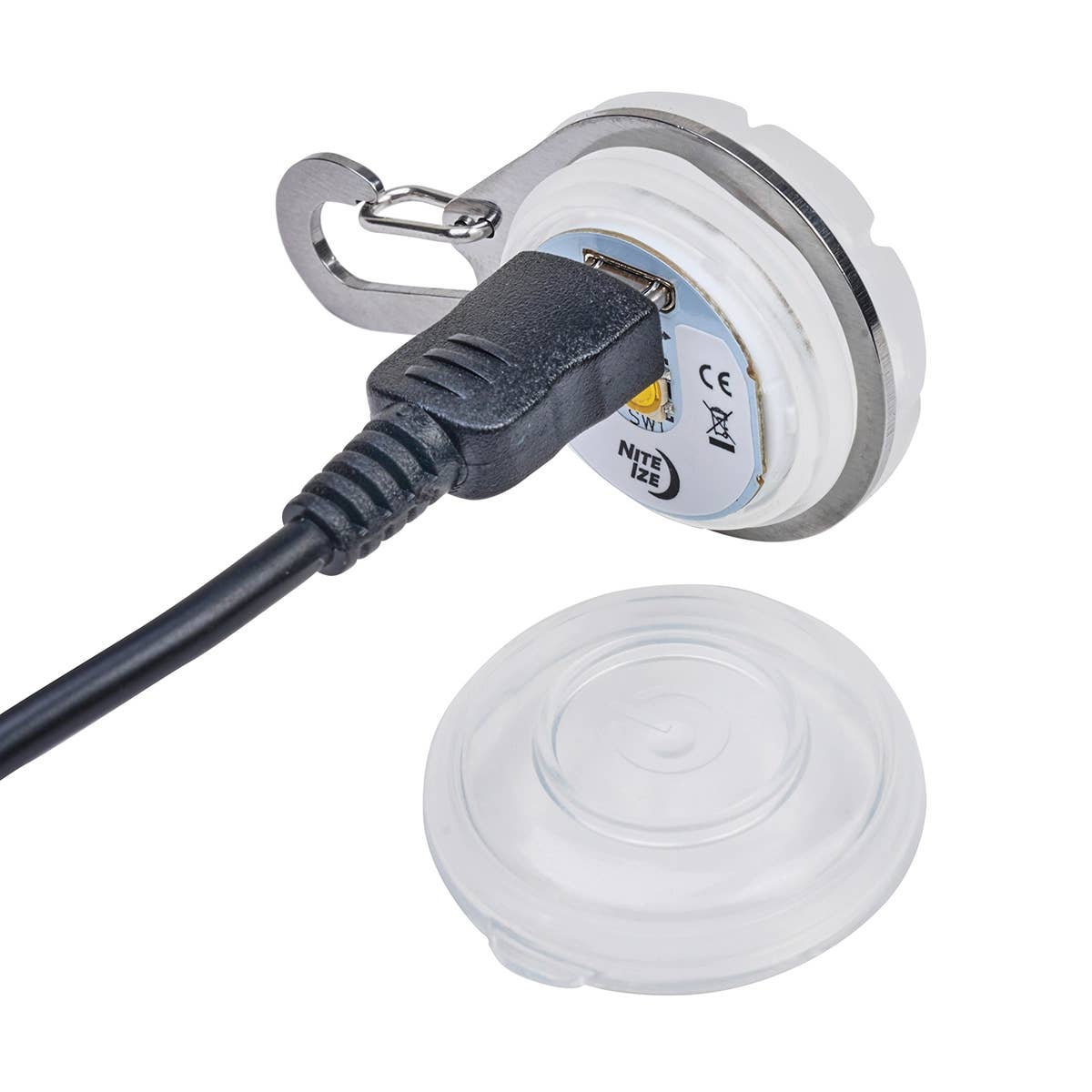 Pet Palette Distribution - Wholesale Pet Collar - Dog - Nite Ize SpotLit® Rechargeable Collar Light - White2