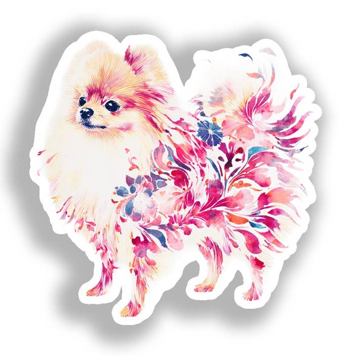 Pomeranian Dog Decal Sticker # A017444 for wholesale by Yoonek Graphics