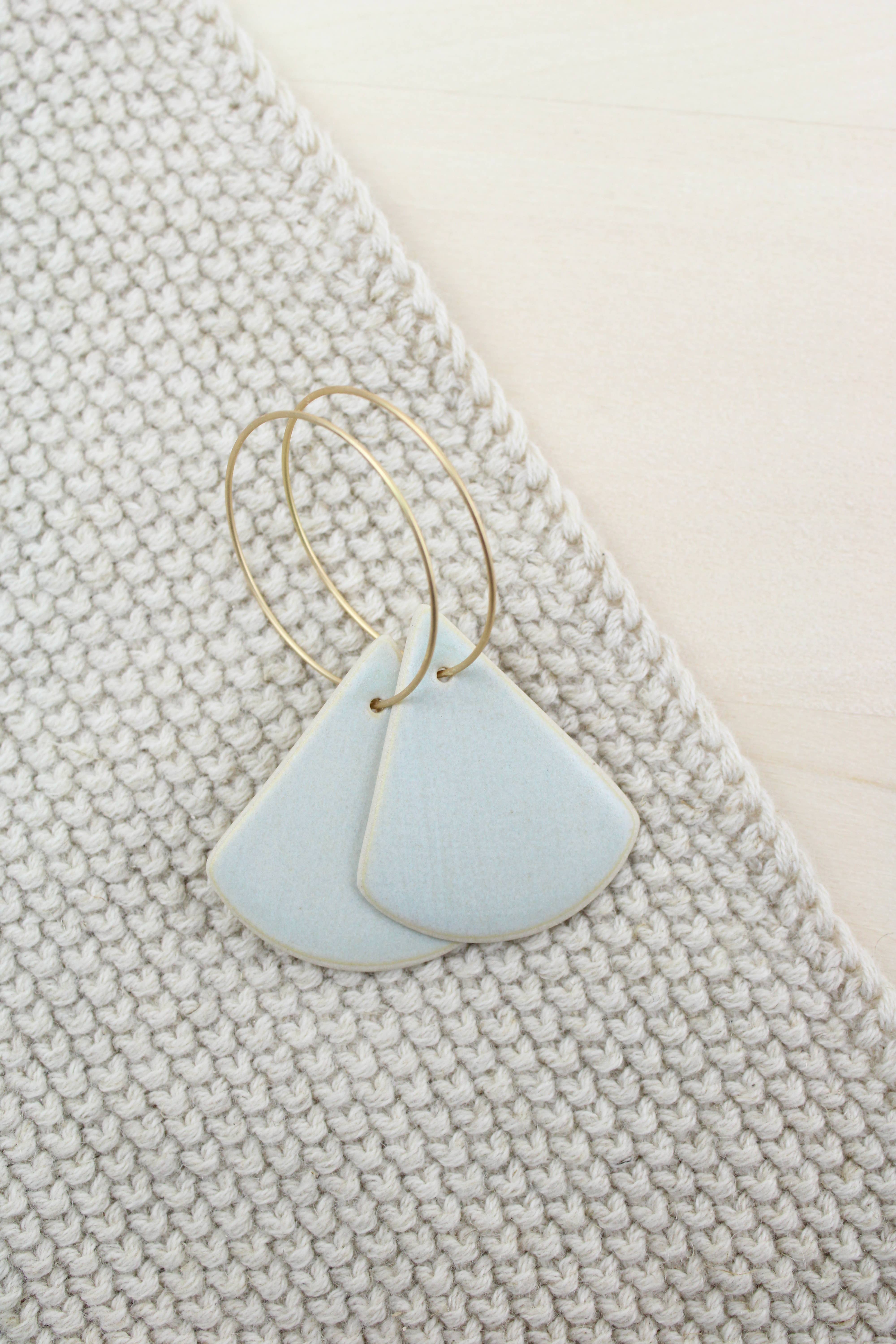 Wishbone Pottery - Wholesale Hoop Earrings - Handcrafted Stoneware Clay Earrings | Variety Pack of 201