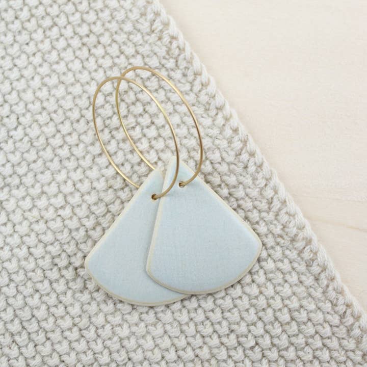 Wishbone Pottery - Wholesale Hoop Earrings - Handcrafted Stoneware Clay Earrings | Variety Pack of 201