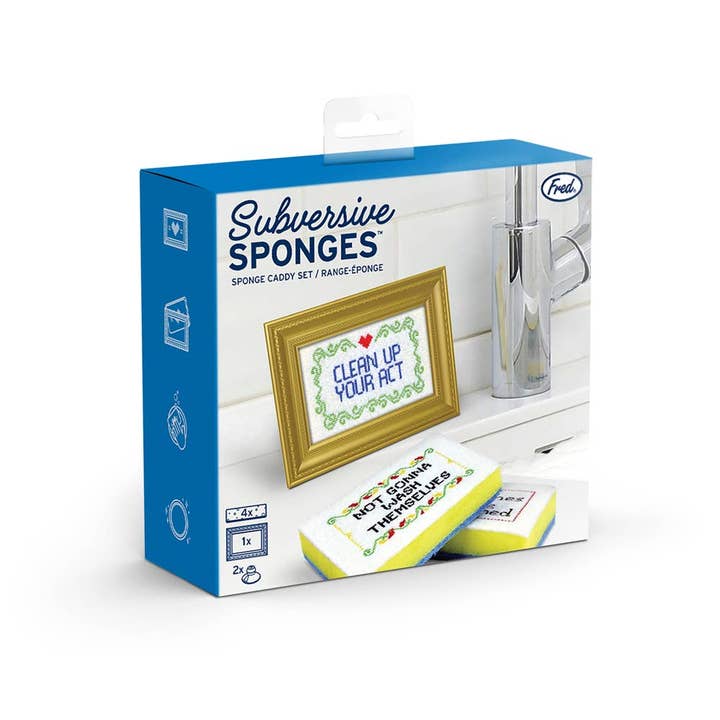 Fred & Friends - Wholesale Cleaning Sponge - Subversive Sponges - Rated R