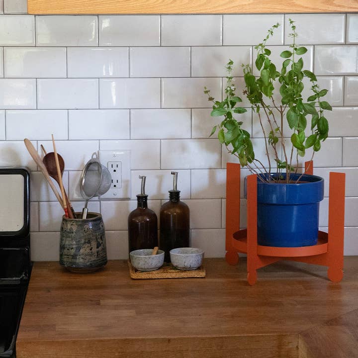 Upton - Wholesale Plant Pot Stand - PALLA - Burnt Orange | Plant Stand5