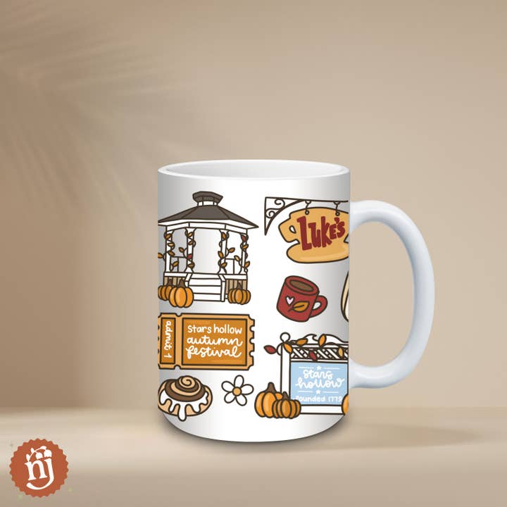 Nearly June Design Co - Vente Tasse à café - Tasse en céramique Gilmore Girls Automne à Stars Hollow3