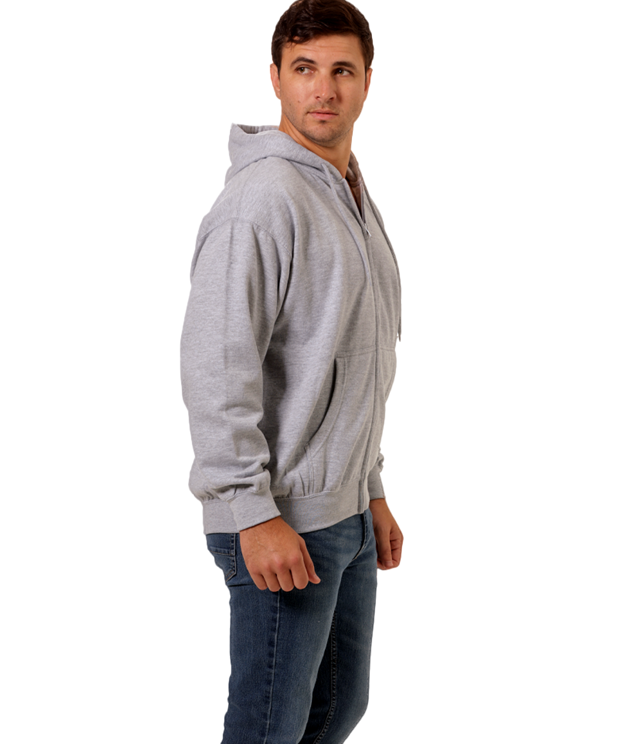 U.S. Apparel - Wholesale Hoodie - Unisex - Adult Full Zip Hood12
