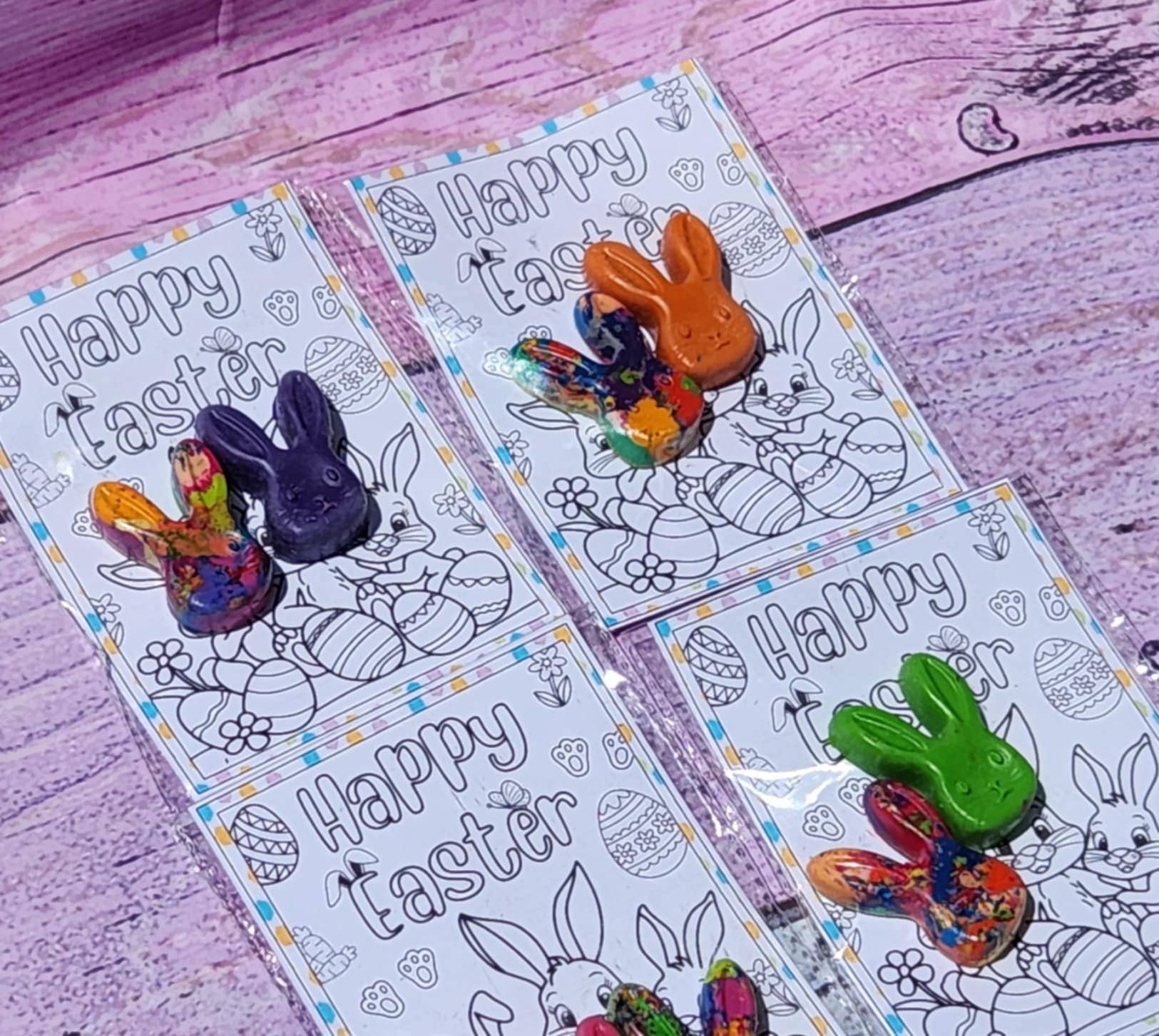 Snazzy Crayons – wholesale Party gift – Easter Bunny Coloring Kit | Easter Basket Gifts | Non-Candy 2