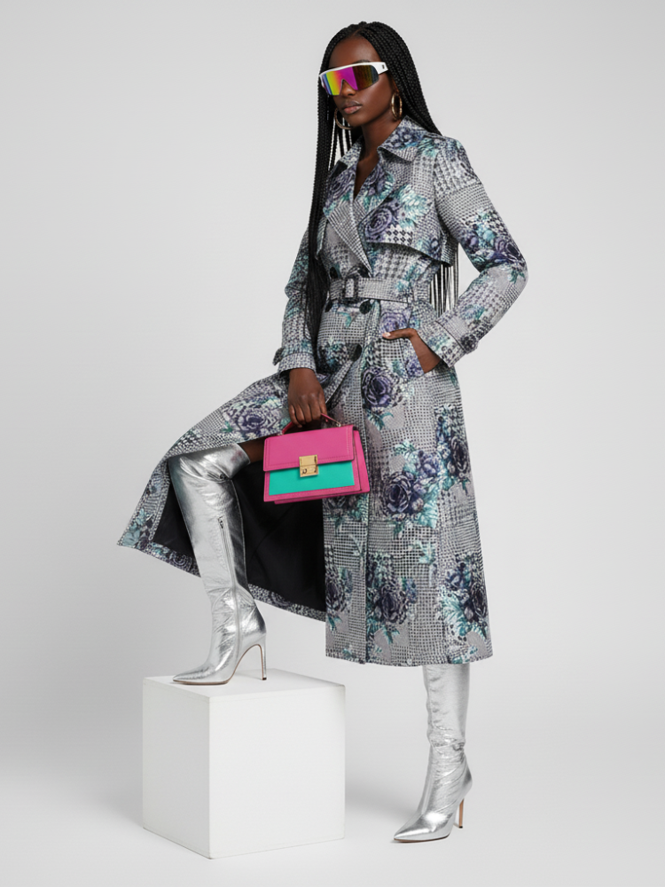 Grigio Cappotto da donna trench LOWER EAST SIDE COUTURE BYMANYC ® New York in vendita all'ingrosso su Faire2