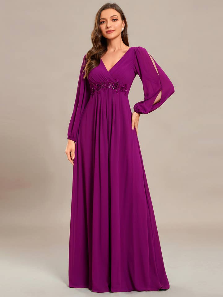 Ever-Pretty - Wholesale Gown – Women's - 2 Style Elegant Chiffon Bridesmaid Dress90