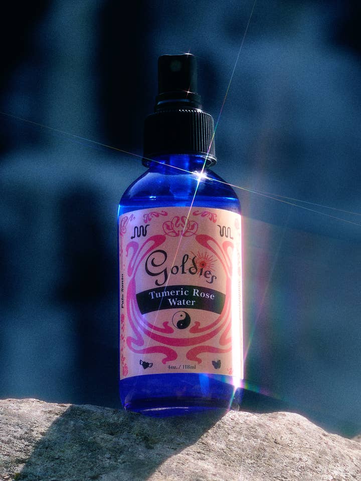 Turmeric Rosewater ~ Illuminating Toner - 4oz for wholesale by Goldie's Natural Beauty