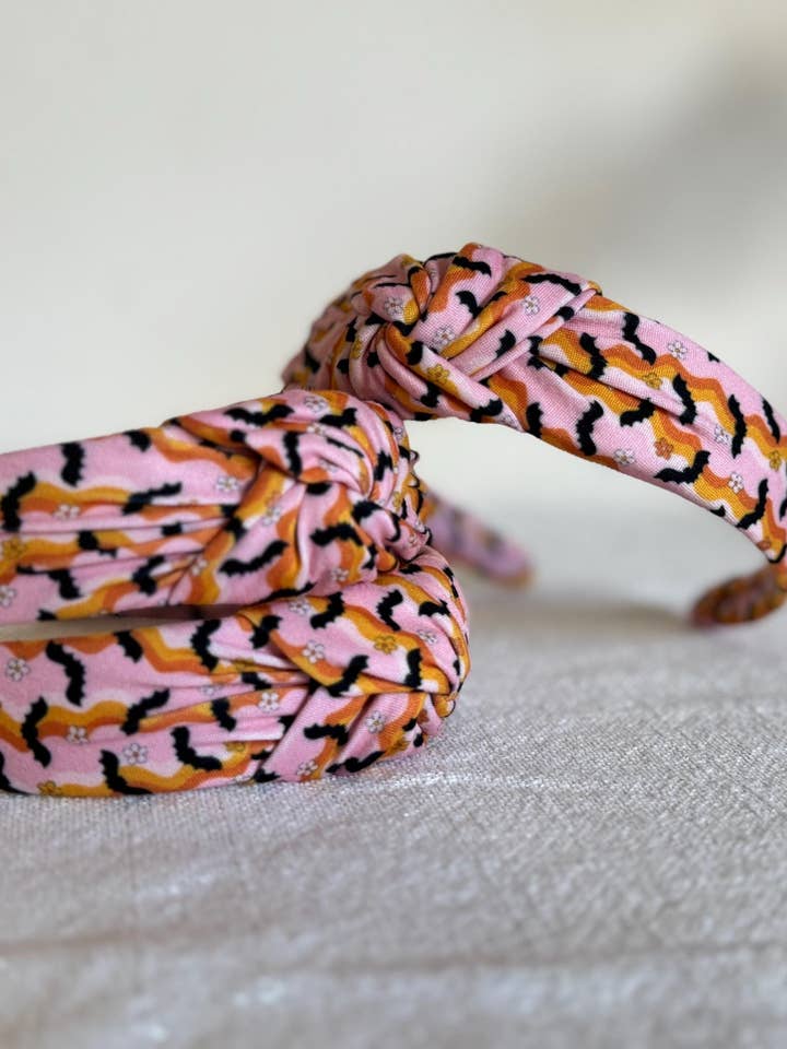 Retro Bats, Abóbora, Bandanas com Nó no Topo por atacado de Brynnbands