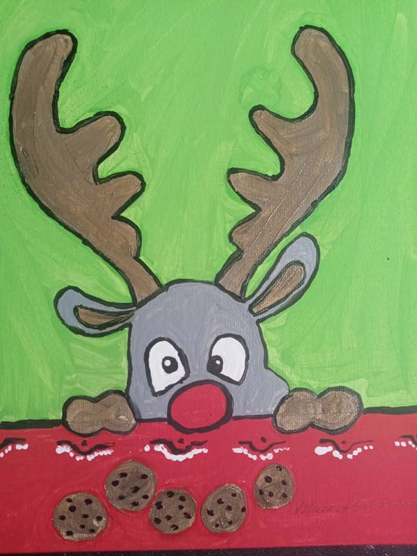 Rudolph El Reno, Hermosa Decoración Navideña de Pared. LXC56 para venta al por mayor de BLUE RIBBON ORNAMENTS