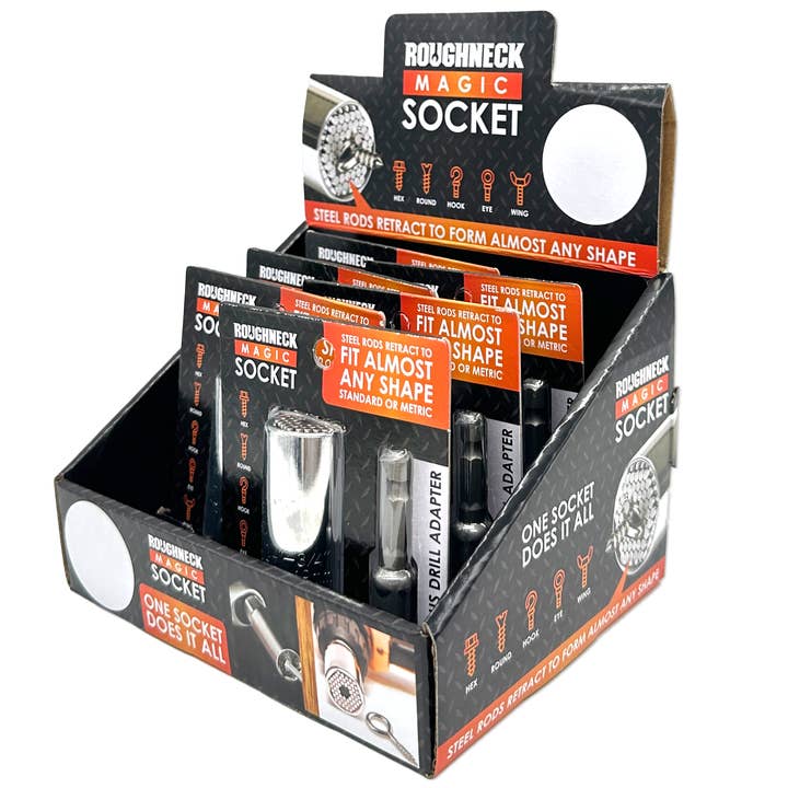 Novelty Brands - Wholesale Retailer Display - Home & Living - Magic Socket Tool with Drill Adapter- 6/Display