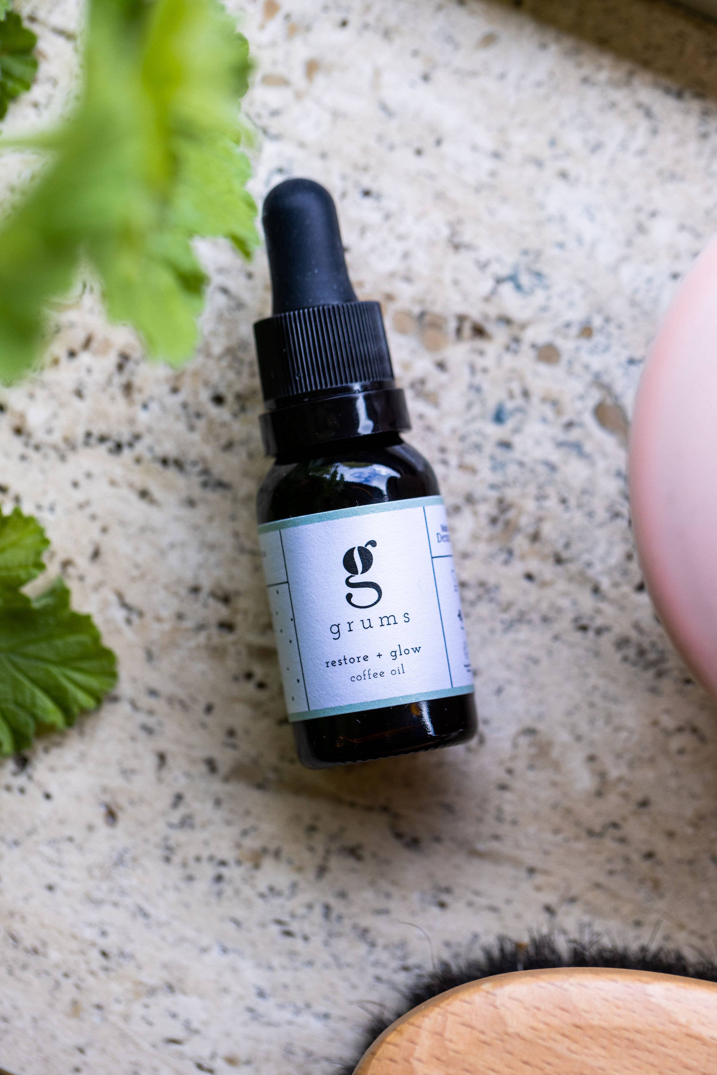 grums - Wholesale Facial Oil - Restore + Glow Coffee Oil 15 ml – Pure Upcycled Antioxidants2