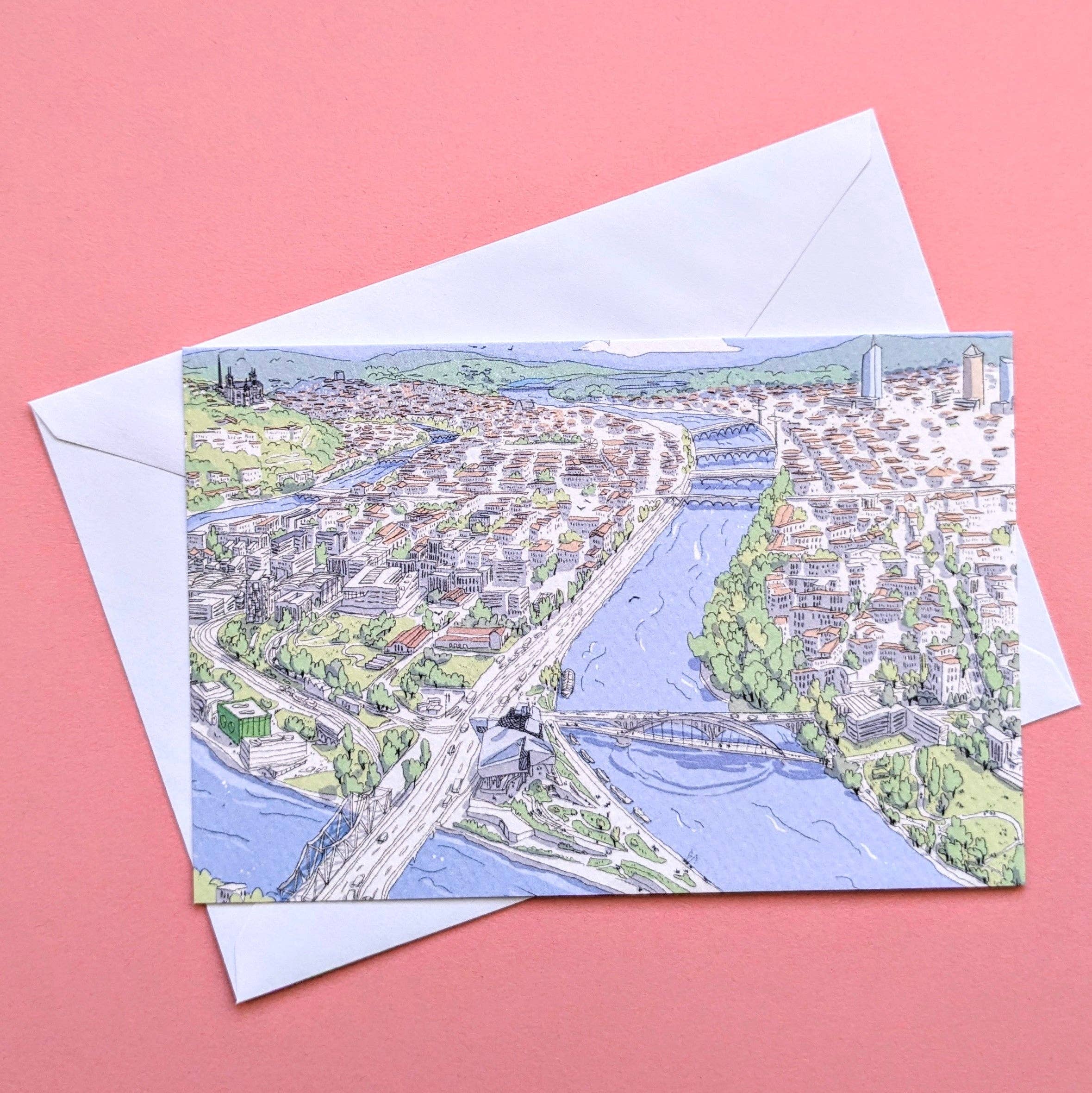 EMILIE ETTORI ILLUSTRATION - Wholesale Art Print - Panoramic Confluence0