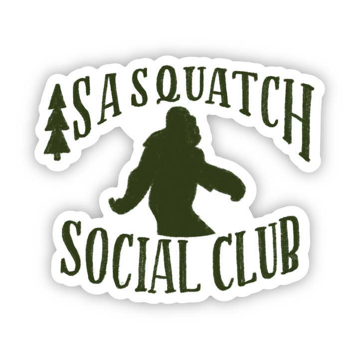Big Moods - Wholesale Sticker - Sasquatch Social Club Sticker1