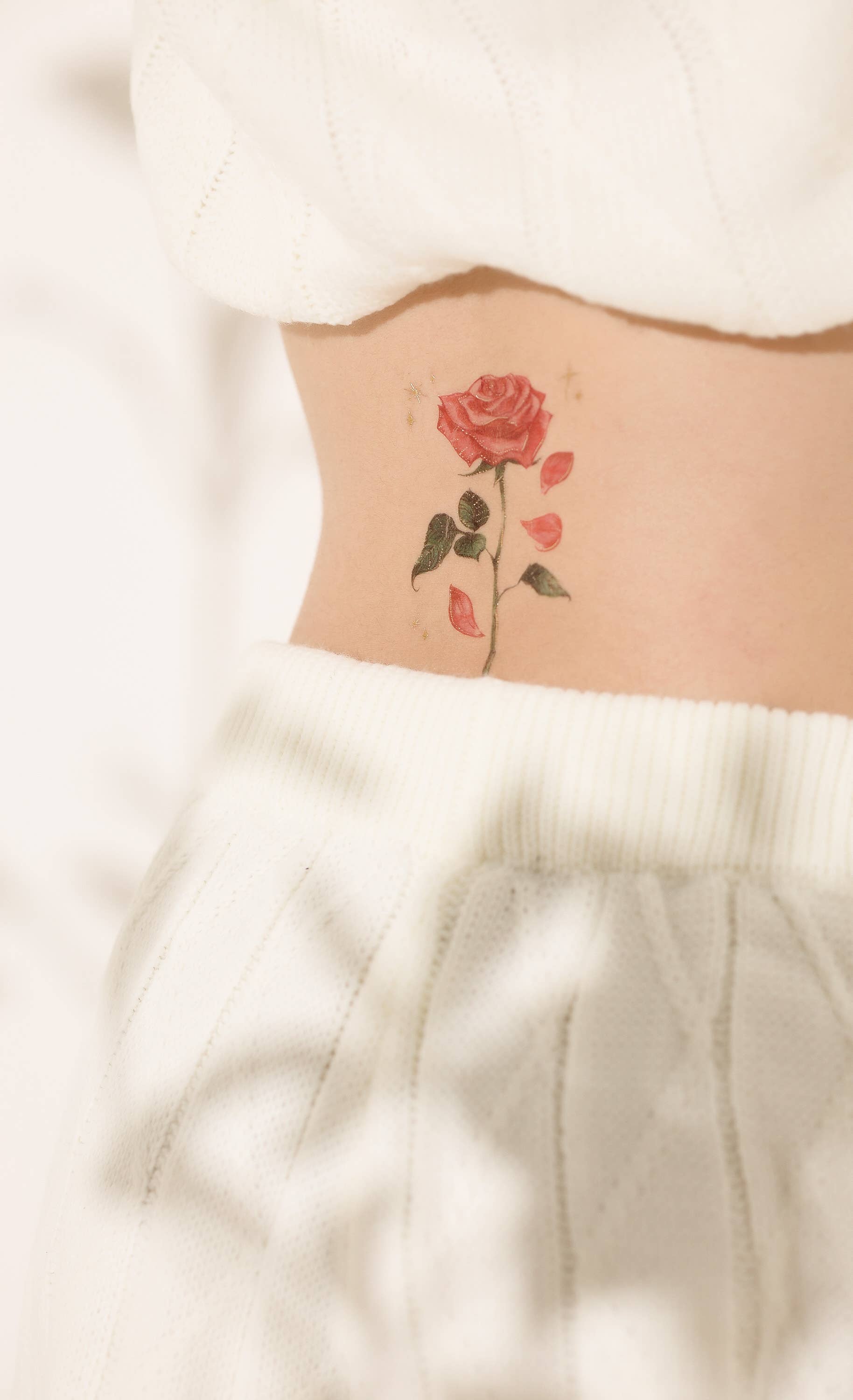 PAPERSELF - Wholesale Temporary Tattoo - English Rose Temporary Tattoo Stickers10