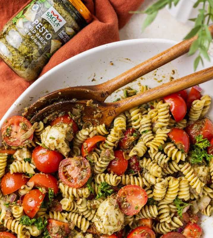 Sacla - Wholesale Pesto - Sacla Italy Wild Garlic Basil Pesto 6x6.7o Green Pasta Sauce2