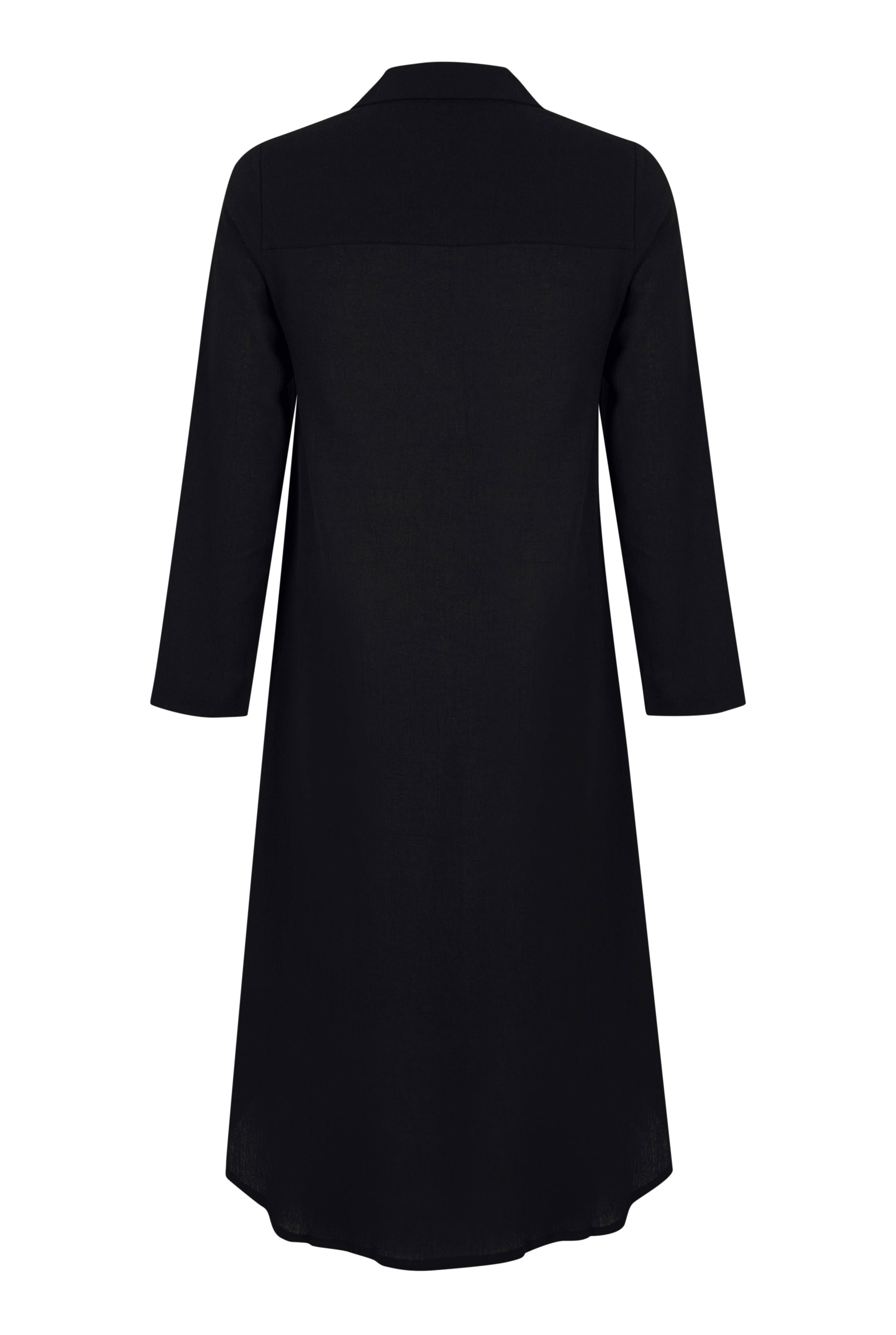 Secret Language - Vendita all'ingrosso Vestito - Donna - Della Camice/Abito Cotone, Abito Maxi, Abito Nero1