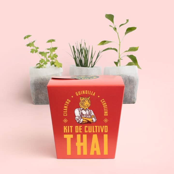 Resetea - Venta al por mayor Semillas de plantas - Kit Thai🌿: Cilantro, Guindilla y Cebollino