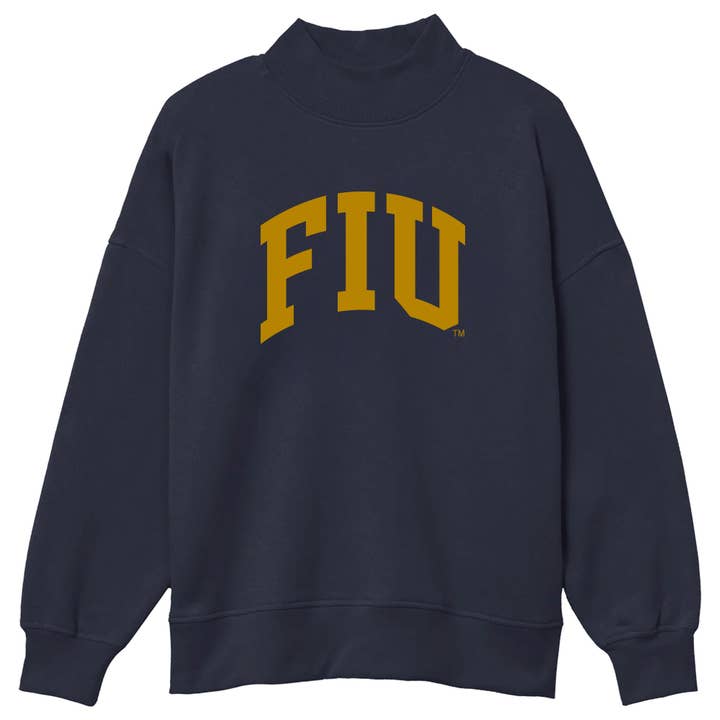 FIU Panthers Mock Neck Sweatshirt for wholesale by Lojo Collegiate Apparel