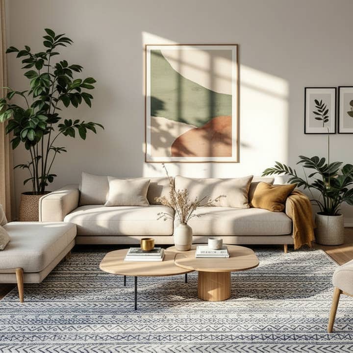 Casper Boho Blå Marinblå Inomhusmatta för wholesale av Koshani