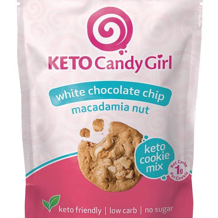 Keto White Chocolate Macadamia Nut Cookie Mix for wholesale by Keto Candy Girl